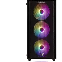 Captiva Highend Gaming R99-591 Ryzen 5 Radeon RX 9060 XT (1000 Go, 32 Go, AMD Ryzen 5 7500F, Radeon RX 9060 XT), PC, Noir