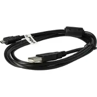 VHBW Câble de données USB (Standard USB Type A) 150cm compatible avec Panasonic Lumix DMC-TZ4 appareil photo
