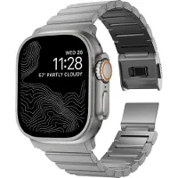 Nomad Bracelet à maillons en titane Apple Watch | 44/45/46/49 mm - Silver