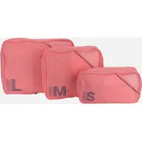 American Tourister sac de transport Packing Cubes S / M / L Pink / Mauve corail