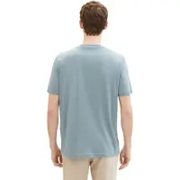 Tom Tailor T-Shirt gris / gris clair / orange