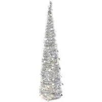 DOMMIO Sapin artificiel en guirlande avec éclairage LED, 1,5 m