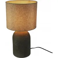 Koopman Lampe à poser beige abat-jour hauteur 45.5cm
