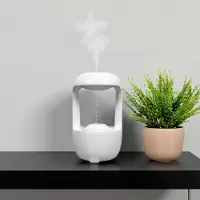 Home Deco Factory CMP VE6084 Humidificateur et diffuseur anti-gravité 500 ml