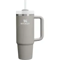 Stanley Quencher H2.O FlowState Tumbler gobelet en acier inoxydable avec paille grand format Ash 1 pcs