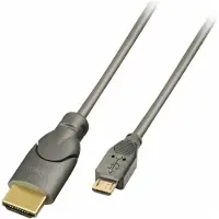 Lindy 41567 MHL an HDMI Anschlusskabel, 2m für MHL komp. Smartphones