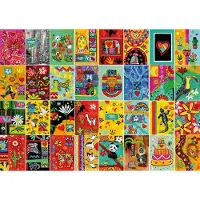 Magnolia Puzzle Popart Mosaic - 1000 pièces puzzle adulte