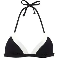 LASCANA Hauts de bikini noir / blanc
