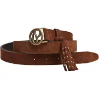Pepe Jeans pour femme. PL020858 Ceinture en cuir marron Athelea (L), Casuel, Durable