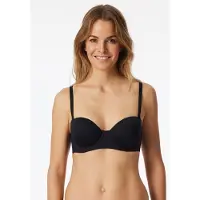 Schiesser Soutien-gorge ' Bandeau mit Schale - Unique Micro ' noir
