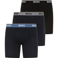 BOSS Boxers 'Power' bleu marine / bleu fumé / noir / blanc