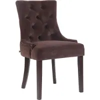 CLP Chaise de salle à manger Aberdeen velours