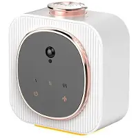Wella Machine D'Aromathérapie Sans Eau, Diffuseur D'Huiles Essentielles Rechargeable, Nébuliseur Mural, Capteur Tactile