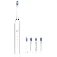 Wella Brosse à Dents Électrique, Brosse à Dents Électrique Rechargeable, Brosse Souple Universelle, Brosse à Dents Électrique Portable pour la Maison,