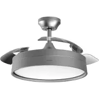 Cecotec Energysilence Aero 4200 Invisible Ceiling Fan Argenté One Size / EU Plug 220V