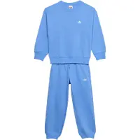 Adidas Originals Loose Crew&jogger Set Bleu 6-7 Years Enfants