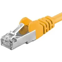 PremiumCord SFTP CAT6A 10m jaune / Câble patch / RJ45-RJ45 (S/FTP, SFTP, CAT6a, 10 m)