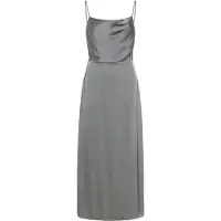 Vila Ravenna Sleeveless Midi Dress Gris 38 Femme