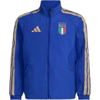 Adidas Veste de sport 'Italien Anthem' bleu roi / jaune d'or