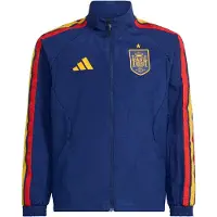 Adidas Veste de sport 'Spanien Anthem' bleu foncé / jaune / rouge orangé