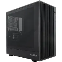 CoolBox COO-CHA-GM350-0, Ordinateur, Noir, Micro-ITX, Micro ATX, 3,5,2,5"