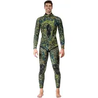 Salvimar N.a.t101 Camu 5.5 Mm Spearfishing Jacket Refurbished Vert XL Homme