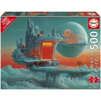 Educa Puzzle De Plus De 500 Pièces : Planète De Feu Et De Glace