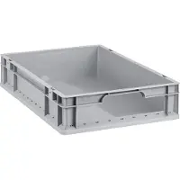 Allit 456834 boîte de rangement ProfiPlus EuroStore L612, gris