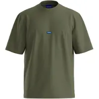 HUGO Nieros 01 Blue Short Sleeve T-shirt Vert XS Homme