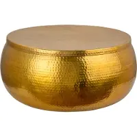 Invicta Table basse 70 cm dorée, design moderne pour le salon - ACHETER MAINTENANT