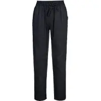 Portwest Pantalon de cuisine "C076" - Noir XL