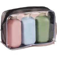 OEM Flacons de shampoing de voyage, rechargeables, avec pompe à mousse, en plastique, 200 ml