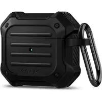Spigen Tough Armor case for Airpods 3 black (Manchon pour casque d'écoute), Étui pour écouteurs + casque, Noir