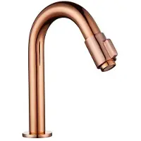 OEM Robinetterie pour lavabo, eau froide uniquement, noir mat