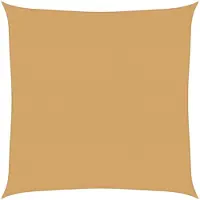 vidaXL Voile d'ombrage 160 g/m² carré sable 4,5x4,5 m PEHD