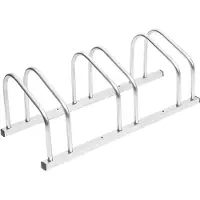 vidaXL Support à vélo pour 3 vélos Acier galvanisé