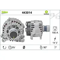 Valeo Alternateur 14 V 180 A pour, entre autres, VW CRAFTER