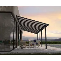 Palram - Canopia - Pergola 27.3m² Gris Anthracite - 704358