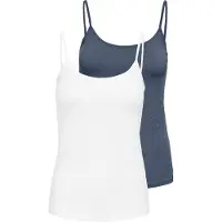 ONLY Haut 'ONLLOVE' bleu marine / blanc