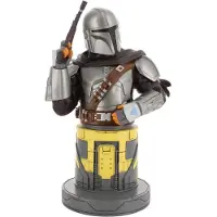 Exquisite Gaming Support de fixation pour figurine Star Wars : The Mandalorian (chasseur de primes), connecteur de câble, 21 cm