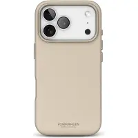 Vonmählen Back Cover Like Leather iPhone 17 Pro Max (Apple iPhone 17 Pro Max), Coque pour téléphone portable, Beige, Noir