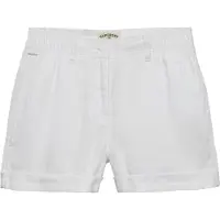 Superdry pour femme. W7110496A Short Mid Rise Linen white (28), Blanc, Casuel