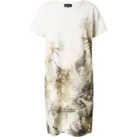 Monari Robe gris foncé / vert / olive / blanc