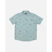 Salty Crew Crew Button Up Short Sleeve Shirt Bleu M Homme