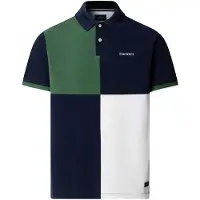 Hackett T-Shirt 'Heritage' bleu marine / vert foncé / blanc