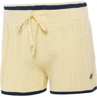 Adidas Cable Knit Shorts Jaune L Femme