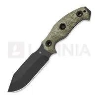 Kizer Cutlery Couteau Sheepdog Survival, Green Micarta