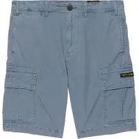 Superdry pour homme. M7110485A Shorts Ripstop Light Cargo bleu gris (34), Casuel, Coton