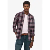 Superdry Vintage Long Sleeve Shirt Bleu S Homme