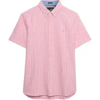 Superdry Preppy Oxford Short Sleeve Shirt Rose XL Homme